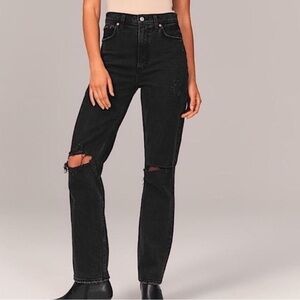 Abercrombie & Fitch 90s Straight High Rise